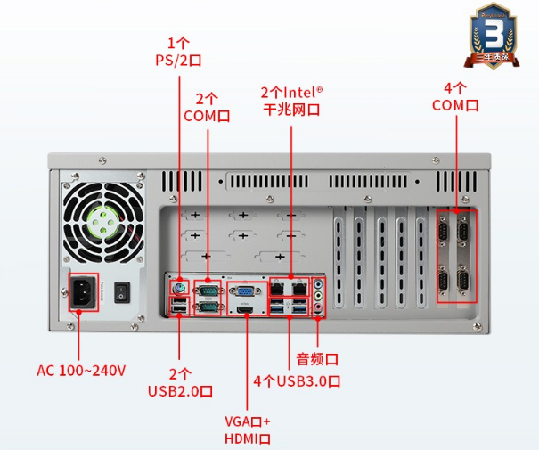 4U短款工控機(jī)其他端口.png