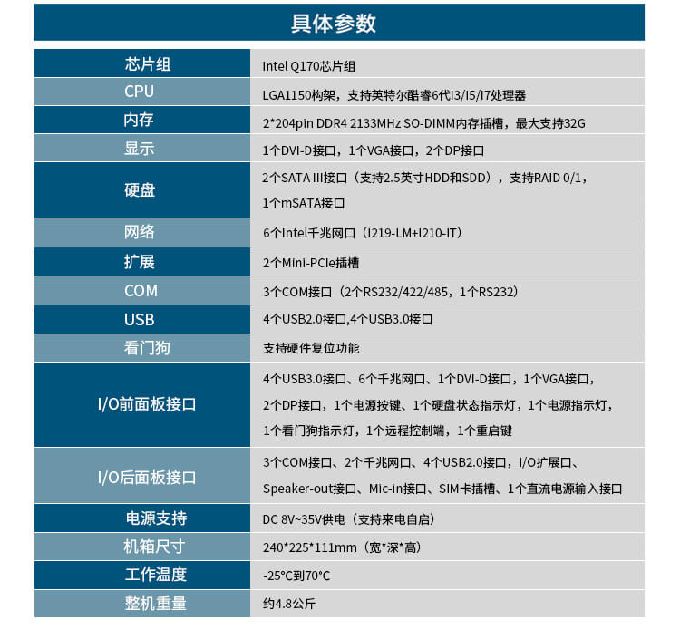 無風(fēng)扇工業(yè)電腦定制