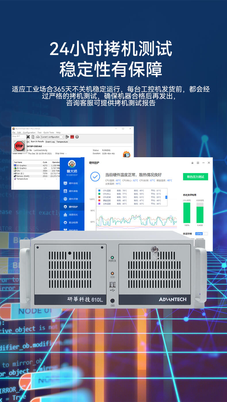 研華4U工控機(jī),上架式工控主機(jī),研華-IPC-610L