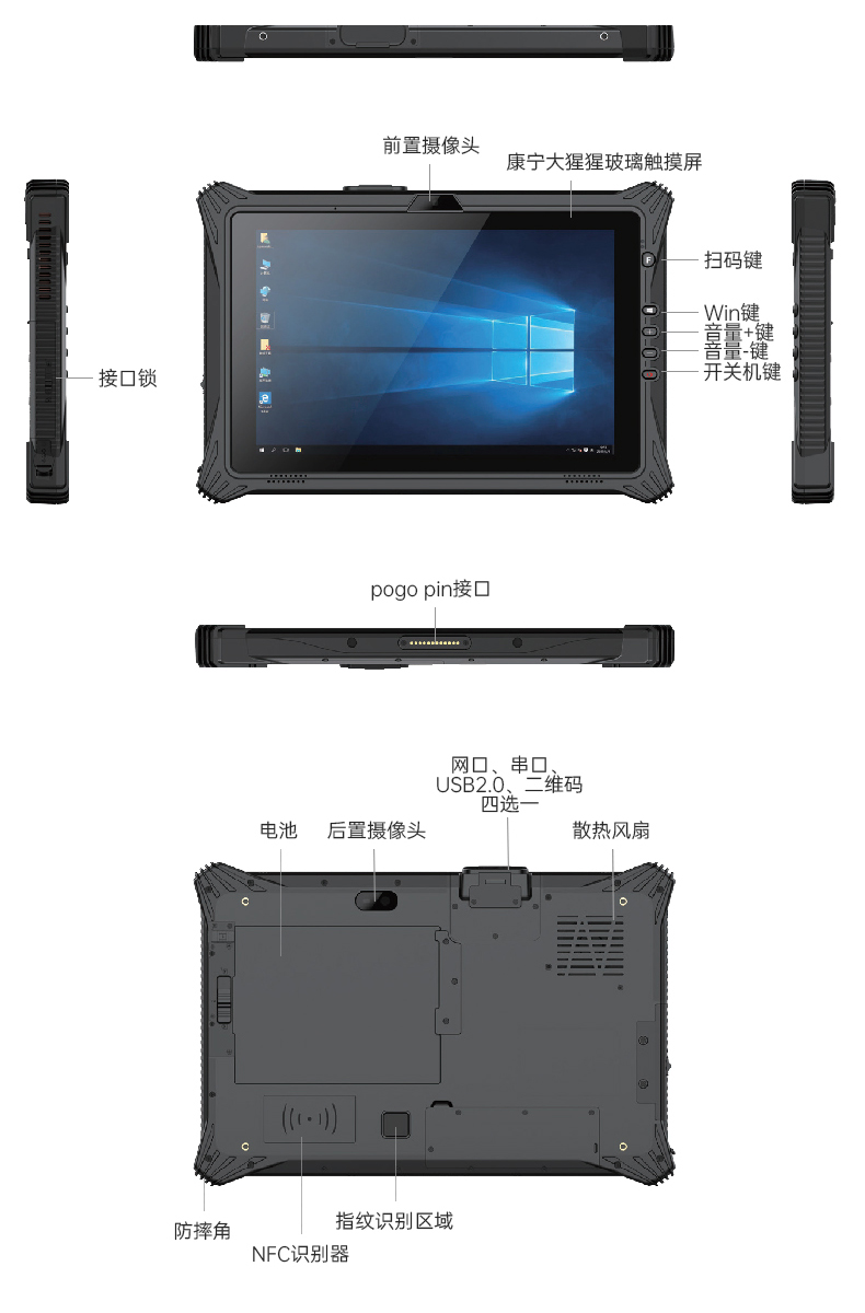 三防平板電腦,10.1英寸IP65倉(cāng)儲(chǔ)物流分揀,DTZ-T1087EL.jpg